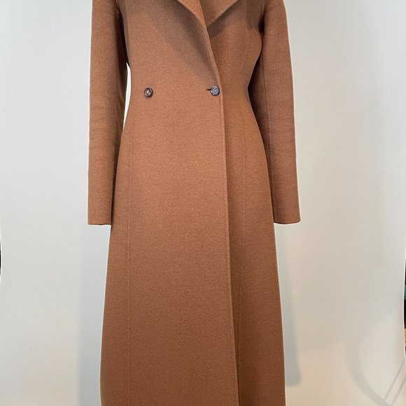 Celine Brown Long Coat - Picture 1 of 16